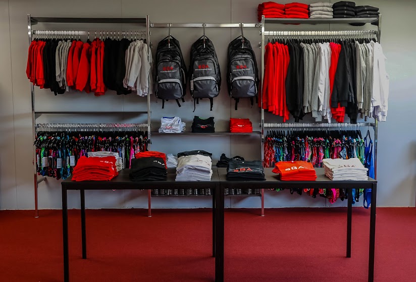 Merchandise- bags, hoodies, shirts, uniforms